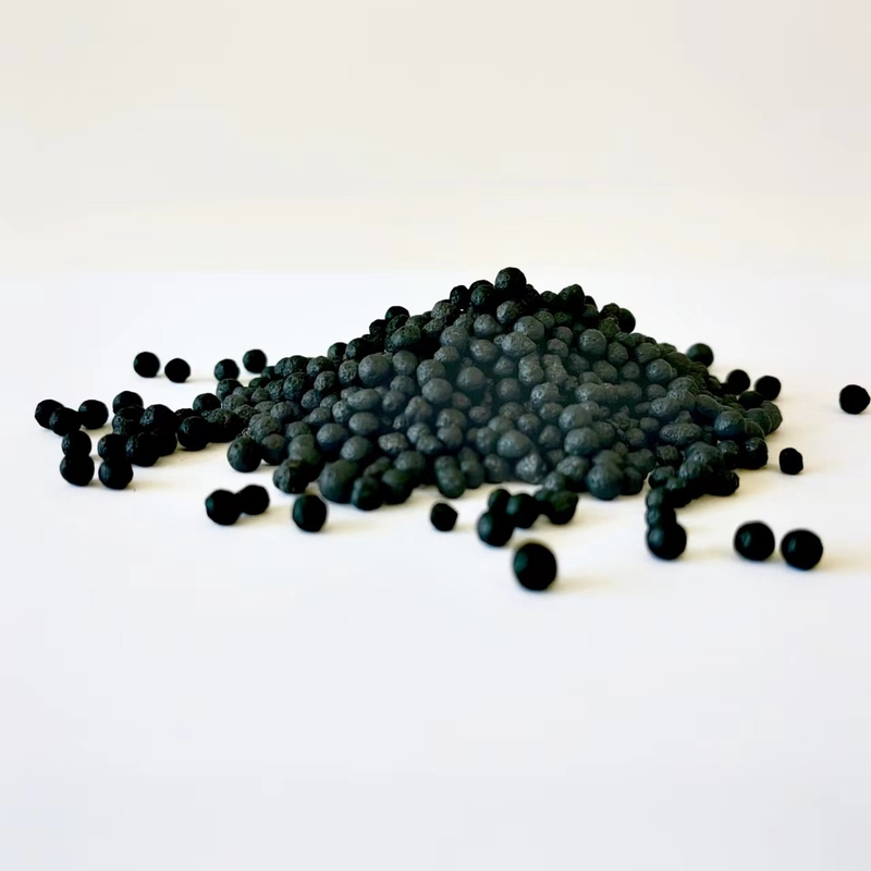 Safe Black Organic Fertilizer Granules Granular Fertilizer For Lawns